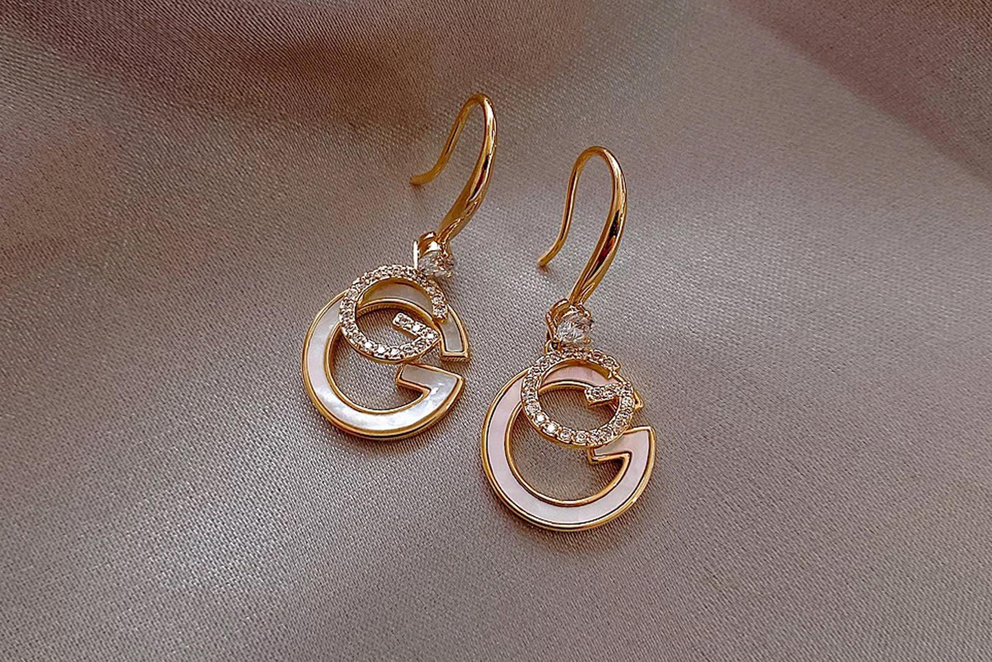 Double G Drop Earring