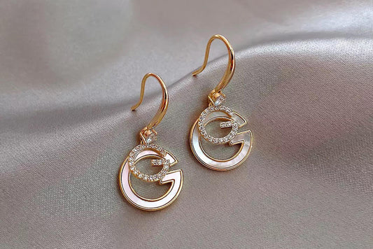 Double G Drop Earring